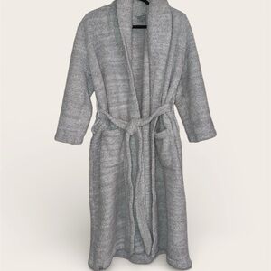 Barefoot Dreams Cozy Chic Gray Lounge Robe Size 1 S/M